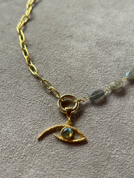 Labradorite Eye Kolye