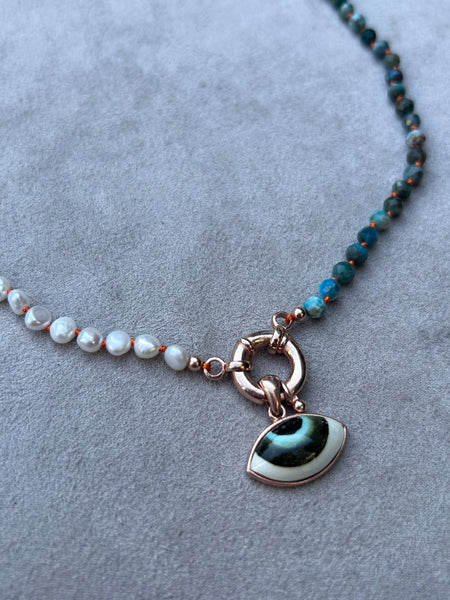 Pearls & Stones Eye Kolye