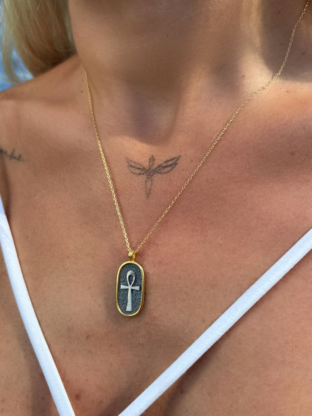 Plaka Ankh Kolye