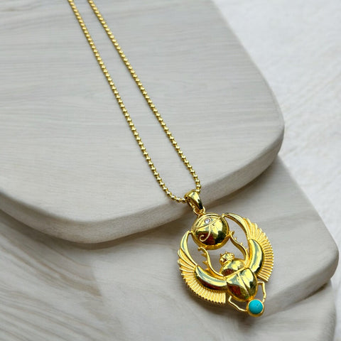 Golden Scarab Kolye