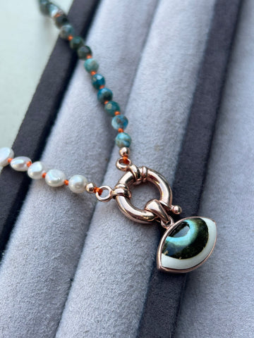 Pearls & Stones Eye Kolye