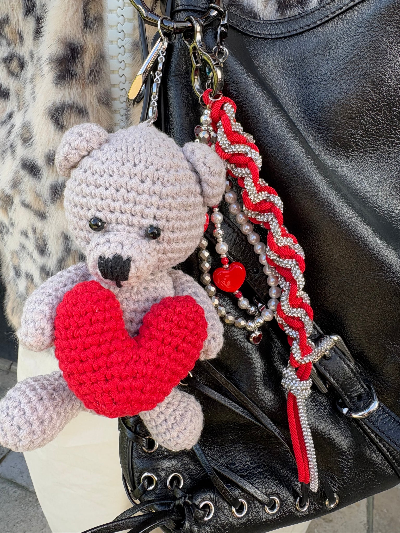 Red Twist Charm