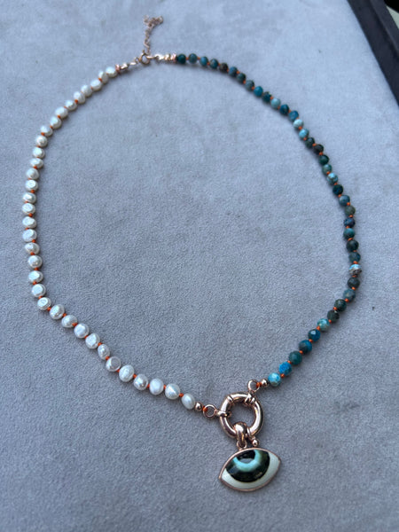 Pearls & Stones Eye Kolye