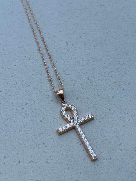 Zirkon Ankh Kolye