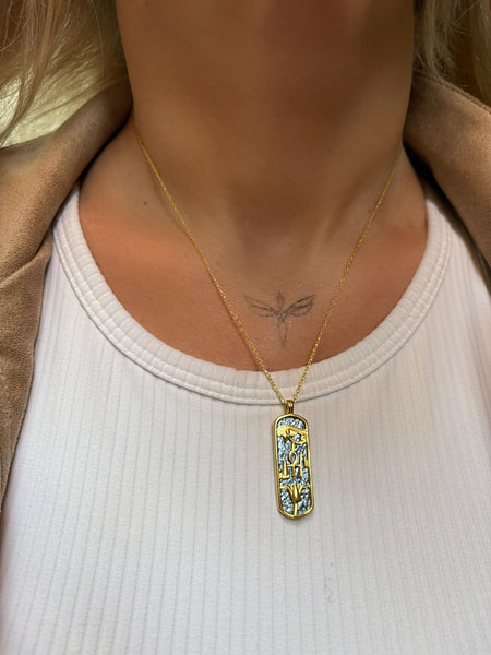Plaka Horus & Ankh Kolye