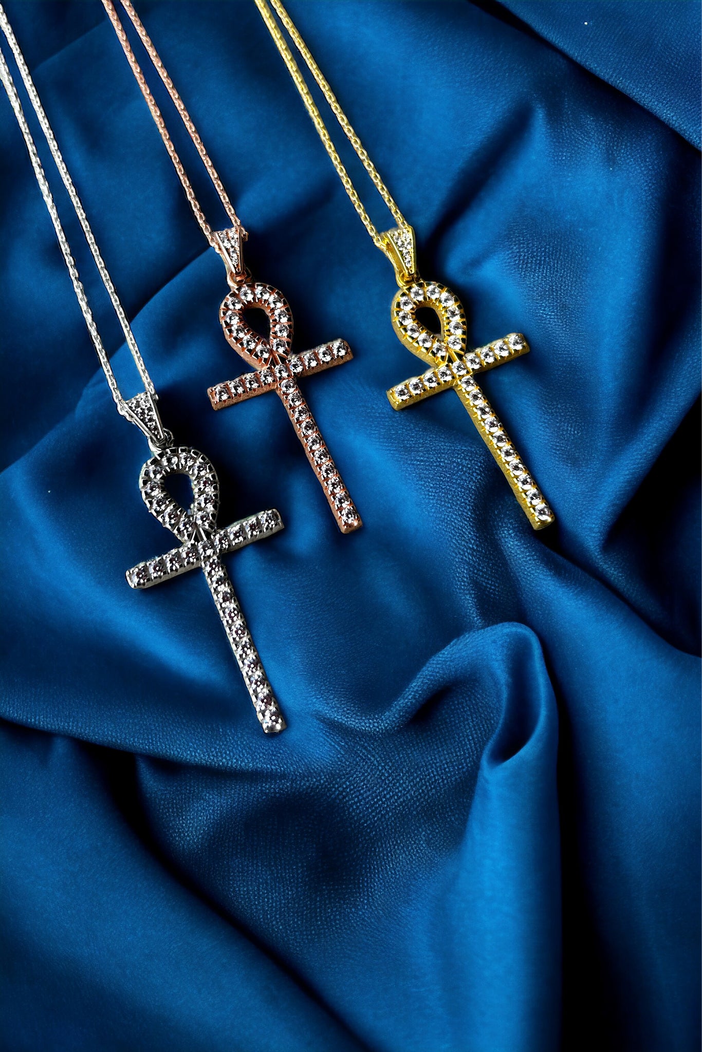 Taşlı Ankh Kolye