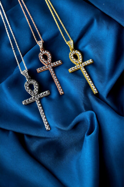 Taşlı Ankh Kolye