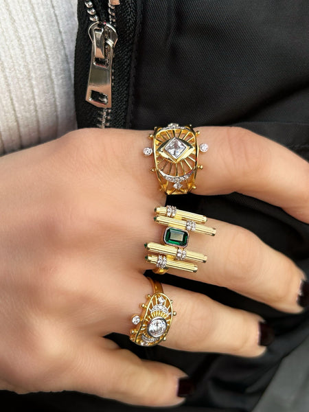 Emerald Line Yüzük