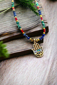 Otantik Hamsa Kolye