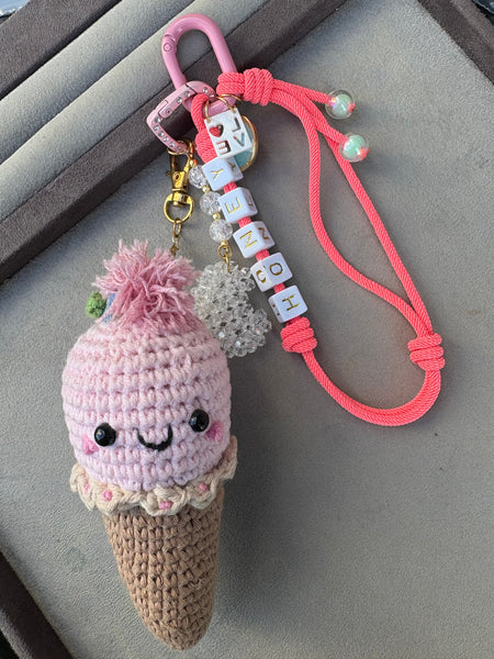 Pink Icecream Charm