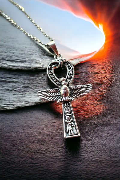 Falcon & Horus Ankh Kolye