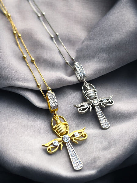 Scarab Ankh Kolye