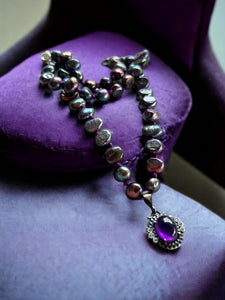 Purple Pearl Kolye