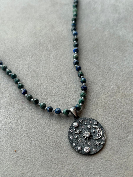 Universe Lapis Lazuli Kolye