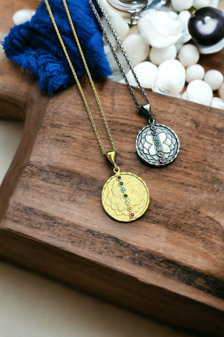 7 Çakra Lotus Kolye