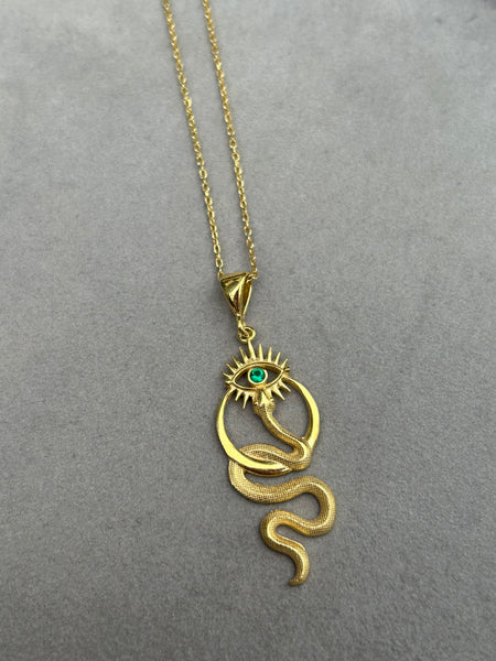 Twisted Serpent Eye Kolye