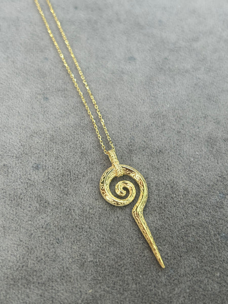 Spiral Sembol Kolye