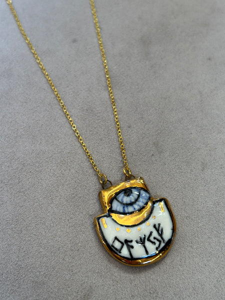 Ceramic Eye Kolye