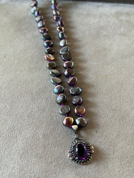 Purple Pearl Kolye