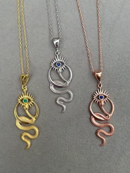 Twisted Serpent Eye Kolye