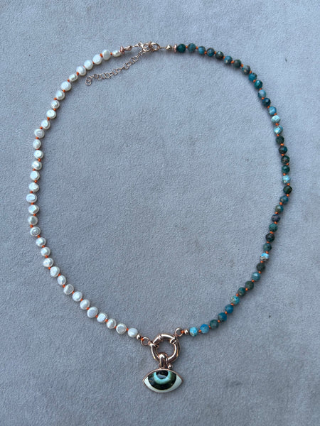 Pearls & Stones Eye Kolye