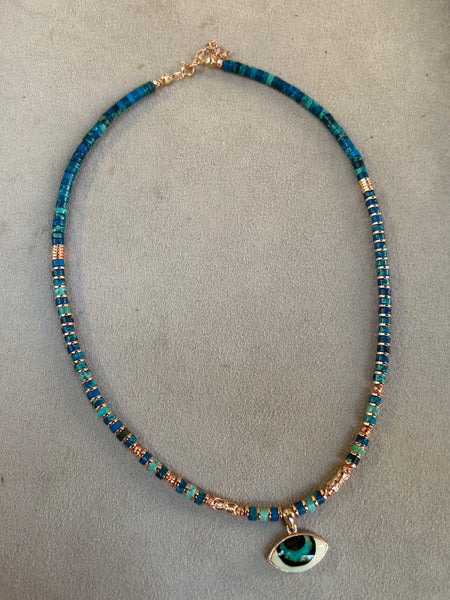 Ocean Ceramic Eye Kolye