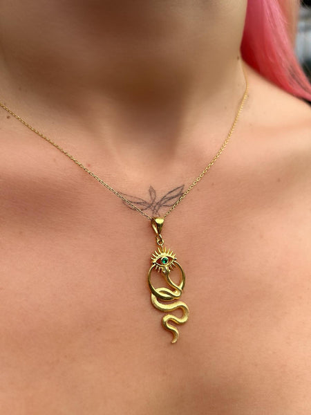 Twisted Serpent Eye Kolye