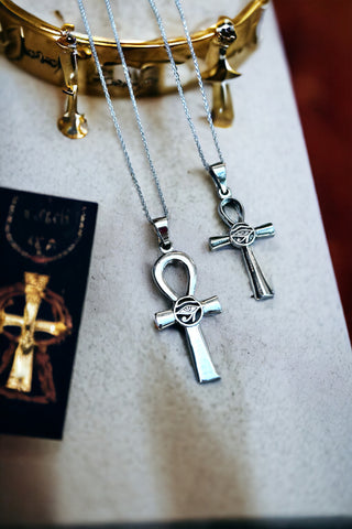 Bold Ankh & Ra Kolye