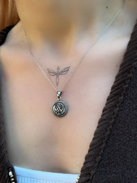 Circle Ankh Kolye