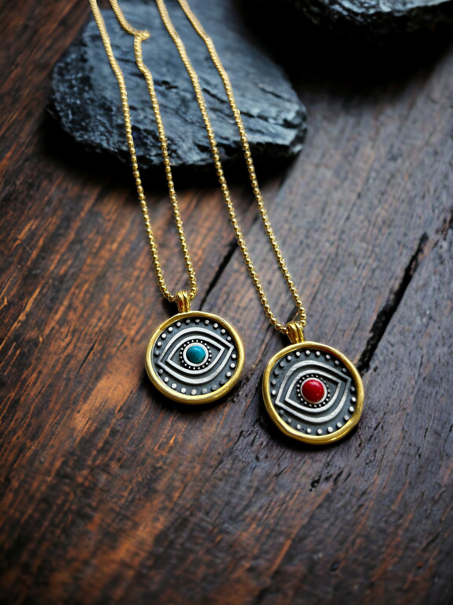Enamel Eye Kolye