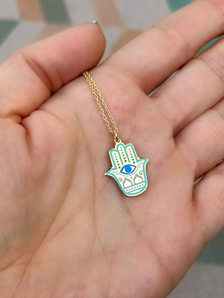 Mineli Mini Hamsa Kolye
