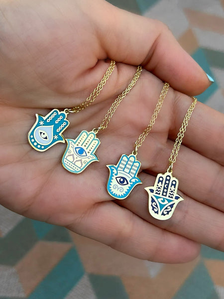 Mineli Mini Hamsa Kolye