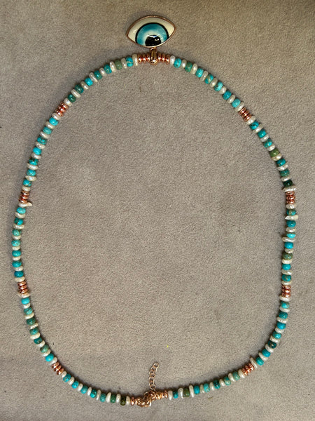 Turquoise Eye Kolye