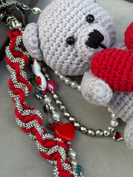 Red Twist Charm