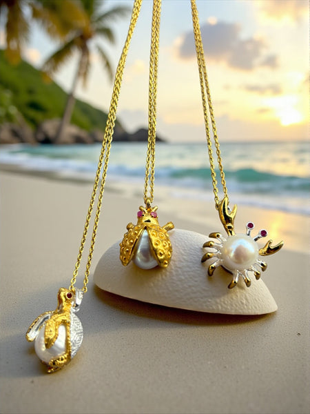 Pearly Summer Vibes Kolye