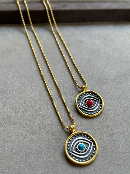 Enamel Eye Kolye