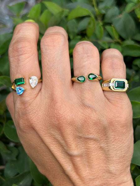 Jade Serçe Parmak Yüzük