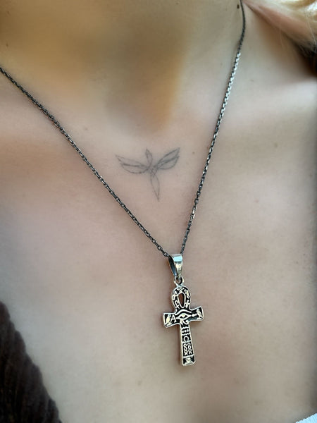 Oksit Horus & Ankh Kolye