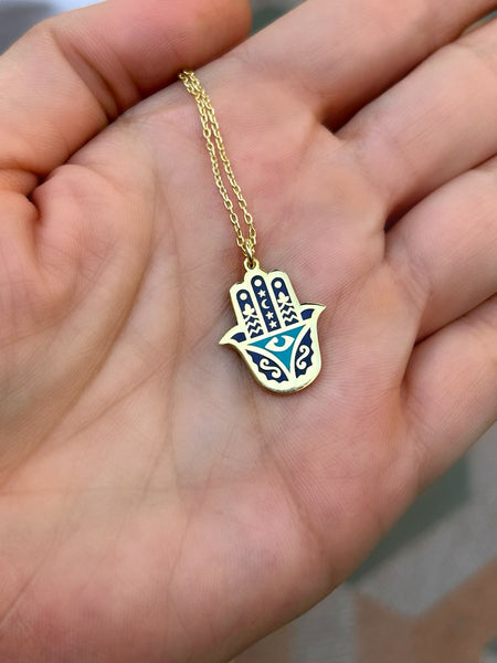 Mineli Mini Hamsa Kolye