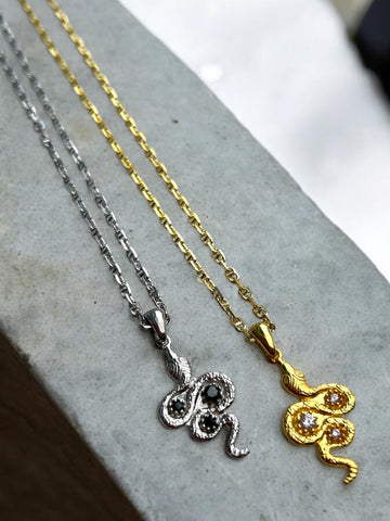 Tria Serpent Kolye