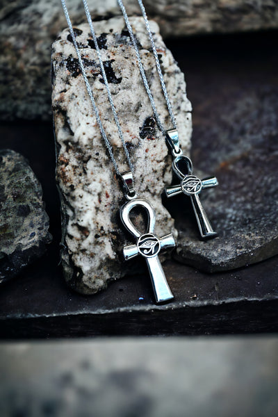 Bold Ankh & Ra Kolye