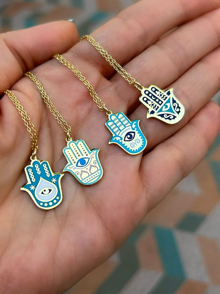 Mineli Mini Hamsa Kolye