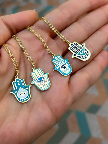 Mineli Mini Hamsa Kolye