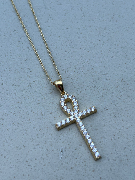 Zirkon Ankh Kolye