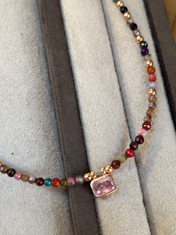 Pink Stone Kolye
