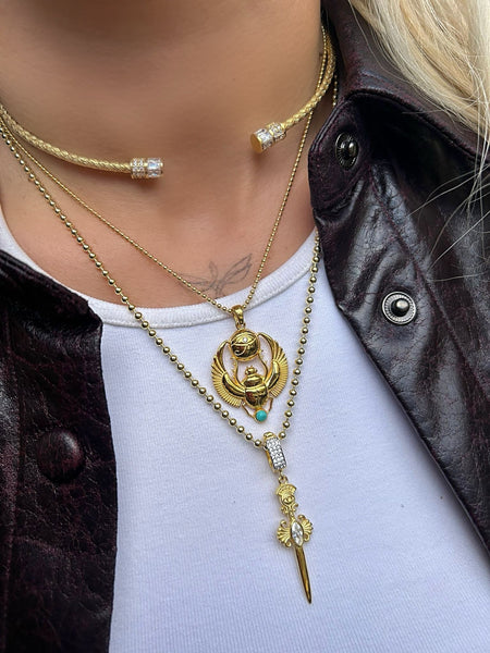 Golden Scarab Kolye