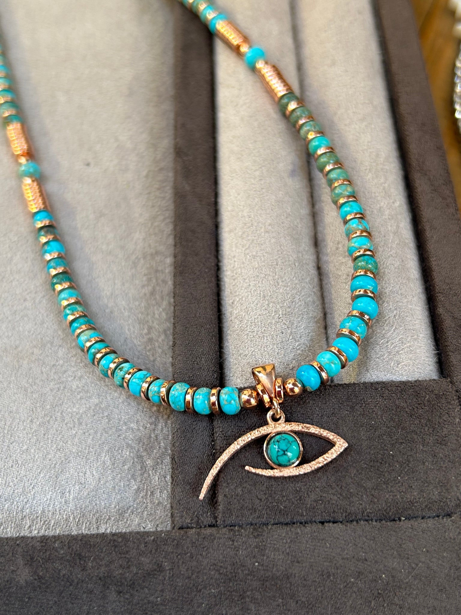 Turquoise Eye Kolye