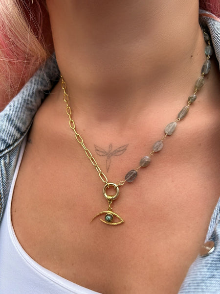 Labradorite Eye Kolye