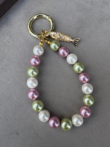 Pearl&Fish Charm