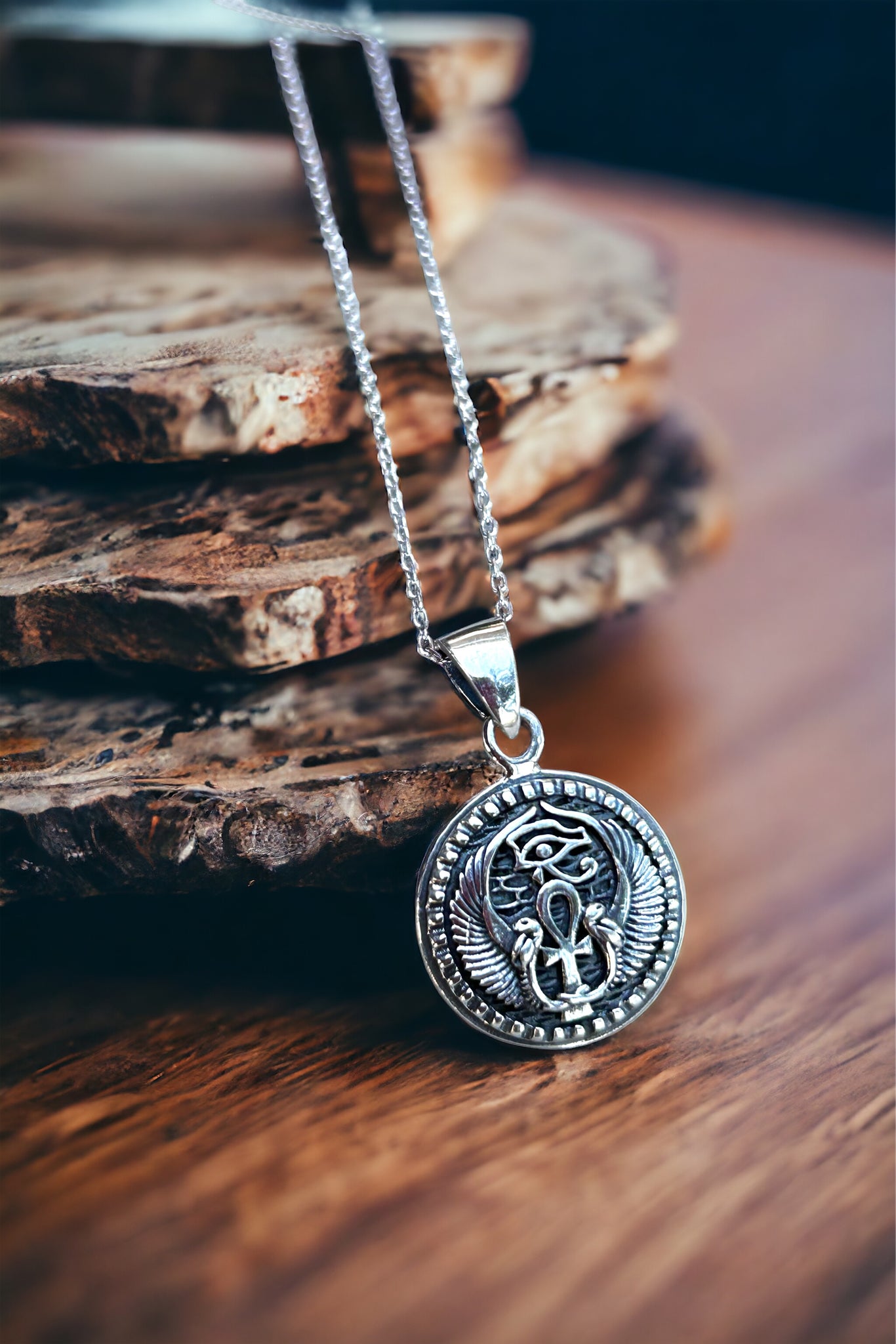 Circle Ankh Kolye